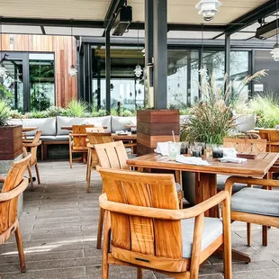 Outdoor seating area