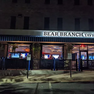 Bear Branch Tavern store front