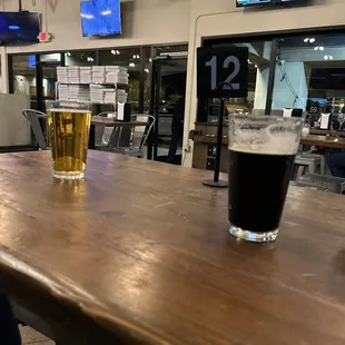 Hanging with a beer on a Saturday night