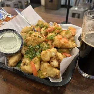 Cauliflower nachos