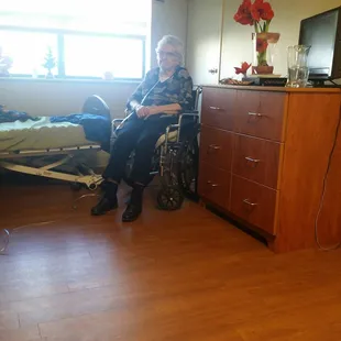 Grandma looks happy here