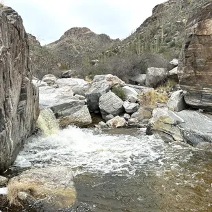 Small Waterfall on Seven Falls Trail