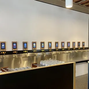 Pour your own tap wall