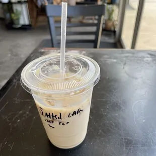 Salted Carmel Light Iced Latte