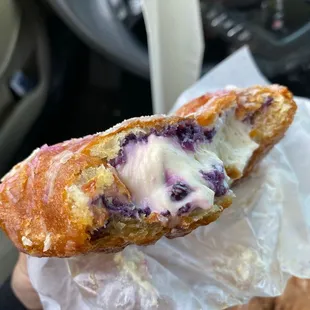 Blueberry cronut