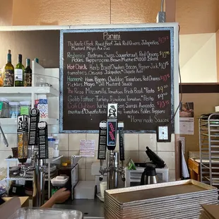 Panini menu