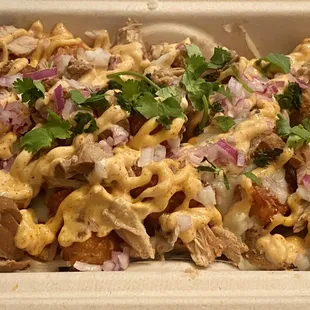 Adobo Tots to go!! Yummy!