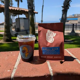 Coldbrew - a choice of drink when you buy a bag of coffee beans.