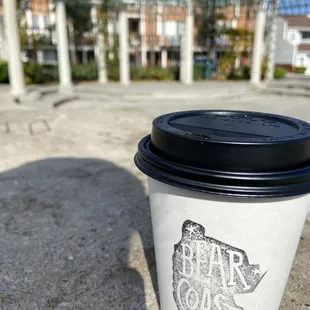 Lavender caramel latte