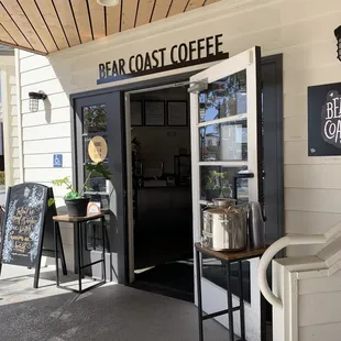 the entrance to bear coast coffee