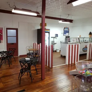 Ice cream area