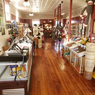 Inside of store