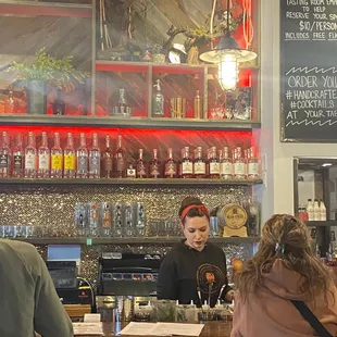 Bar area