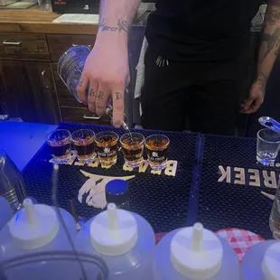 Shots of course