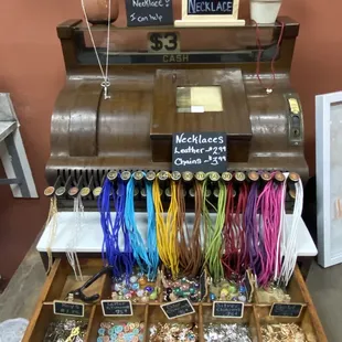 an old cash register