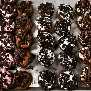 Oreo cookie donuts.