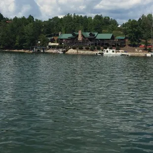 a view of the marina from the water