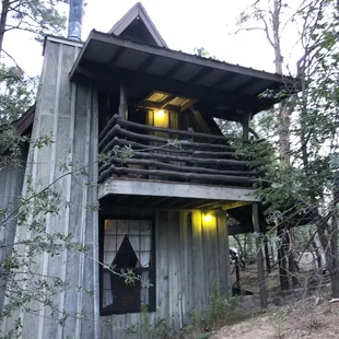 All cabins are 2-story fyi.. stairs are narrow but the rest of the experience made it worth some sore knees