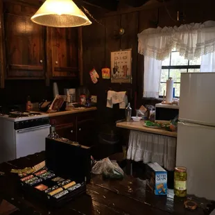 The kitchen has everything you need