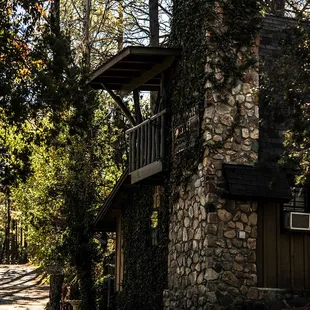 Cabins 1 &amp; 2 have bedrooms on the lower floor, with additional bedroom upstairs.