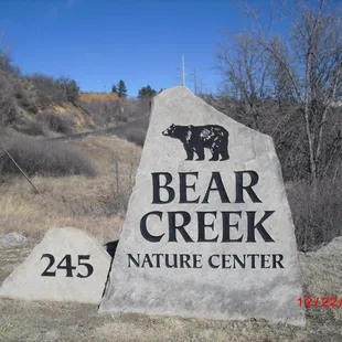 Bear Creek Entrance.