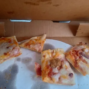 Under cooked $21.22 pizza