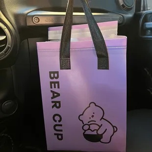 Cute Reusable Insulated bag