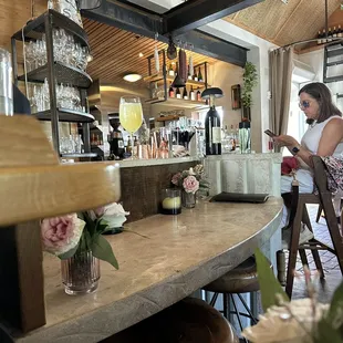 Small wine and cocktail bar