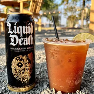 Liquid Death special - vanilla and lime
