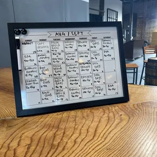 Events for the month