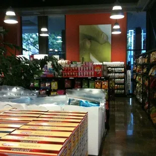 a grocery store with a variety of goods