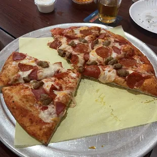 pizza, food