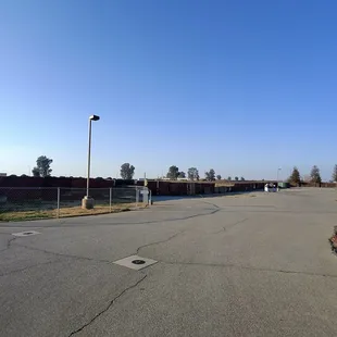 Dog park with taller fence