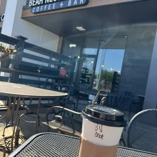 Coffee and outdoor atmosphere