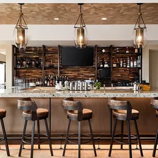 Located in the lobby of Bear Springs Hotel is the new Bear Springs Bistro &amp; Lounge.