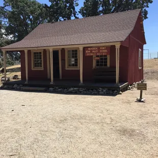 Old Historic School House. Saw this as we were all sitting outside enjoying ice cream!!