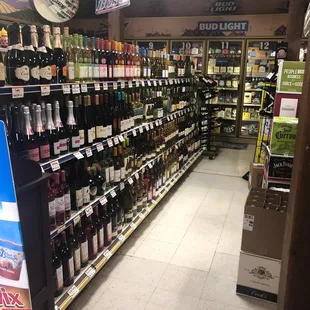 Lots of wines to choose from