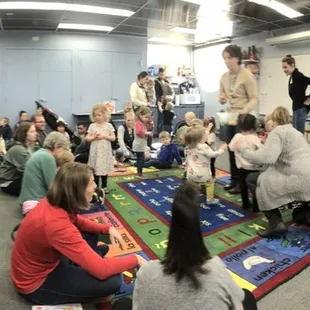 We love story time in here. We will miss everyone. My boy is so happy when he come. Everybody so awesome. Thank you!!