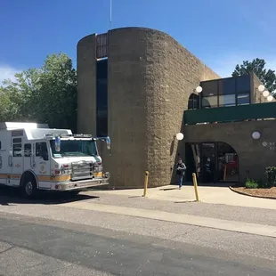The Denver Fire Department visited Bear Valley Library for firetruck storytime
