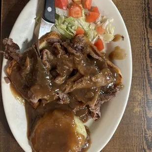 Hot Roast Beef Sandwich