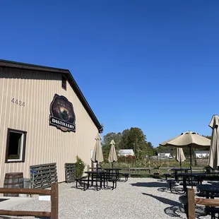 Outside seating available.