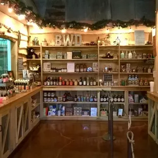 the tasting room