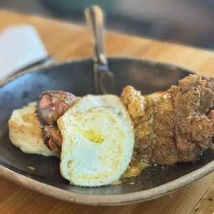 Fried lobster tail