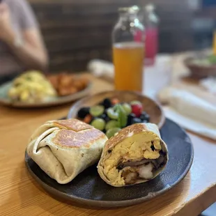 Shrimp daddy burrito