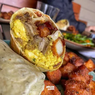 Burrito hack: switch the regular mushrooms for Katsu mushrooms