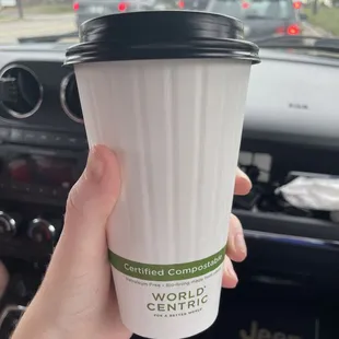 Small flavor of the day coffee