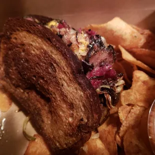 Rueben with chips