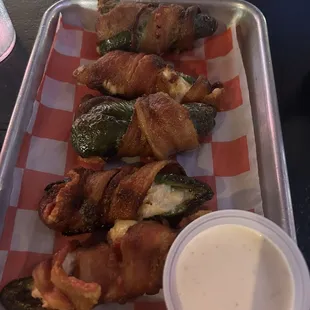  bacon wrapped jalapenos