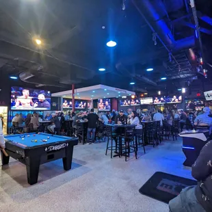 Bar from pool table area