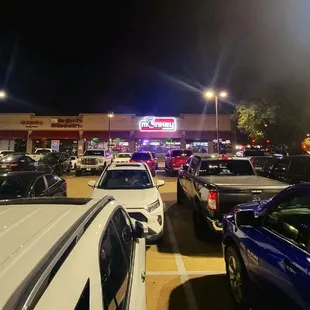 GRAND OPENING, NEED A BIGGER PARKING LOT!